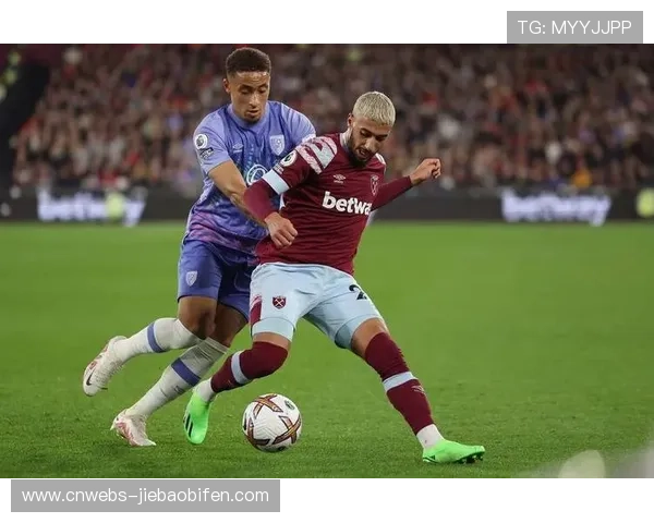 西汉姆联2-2伯恩茅斯，半场两球领先未能守住胜局